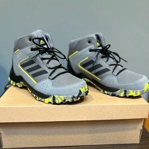 Adidas Terrex Hyperhiker K Grey/Black/Yellow Size Boys 5.5